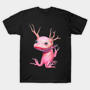 Tiny Axolotl pastel painting T-Shirt